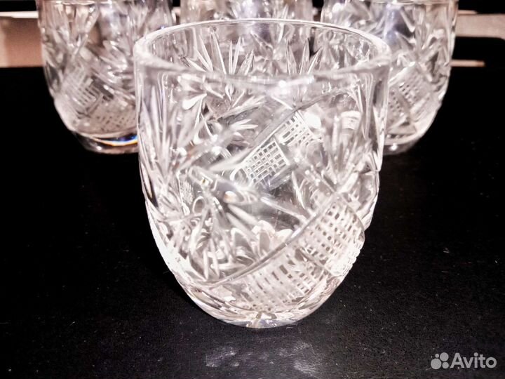 Стопки Гусь-Хрустальный 50 мл СССР высота 5см