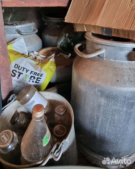 Фляга алюминиевая молочная