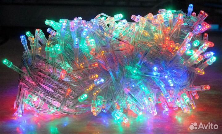 Гирлянда 240 ламп (белые провода)
