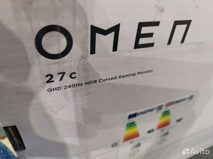 Новый 2к gaming monitor HP omen 27c 240 герц