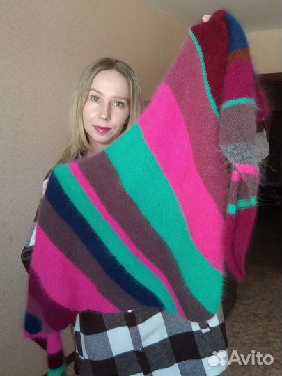 Косынка вязаная