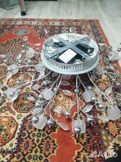 Люстра потолочная бу