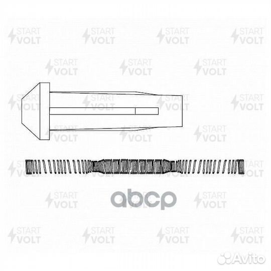 Наконечник катушки зажигания Ford/Mazda/Volvo