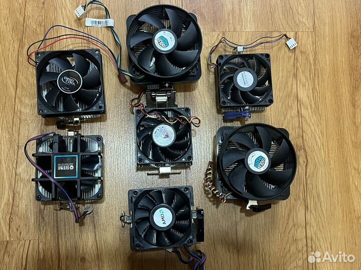 Кулеры Intel, вентиляторы, радиаторы, запчасти