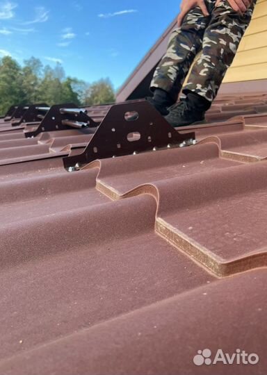 Снегозадержатели с монтажом