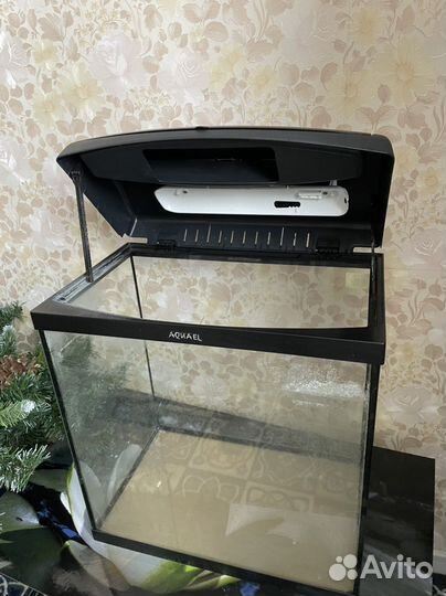 Аквариум aquael 40 литров с новыми аксессуарами