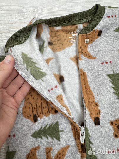 Флисовый комбинезон 80