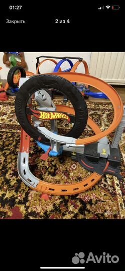 Трек хот вилс (9 штук разных)