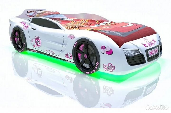 Детская кроватка машинка бу