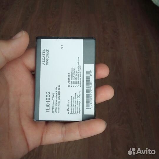 Батарея на alcatel one touch