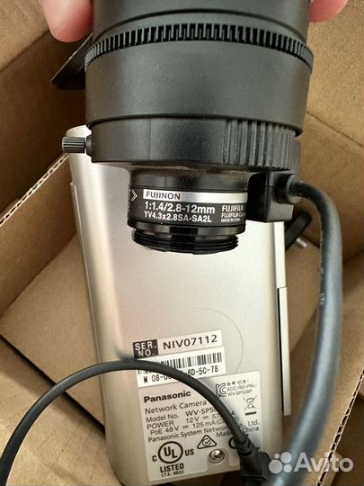 Panasonic WV-SP509 с объективом Fujinon