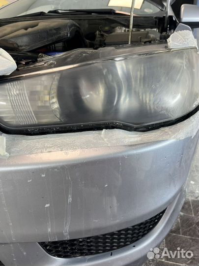 Полировка фар авто