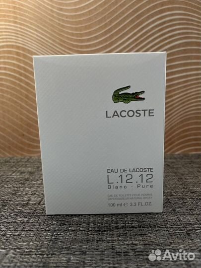 Lacoste L.12.12 Blanc – Pure (Мужской парфюм Евро)