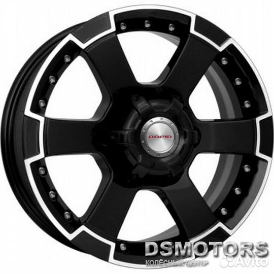 Диски М56 7.0/16 6x139 ET20 d67.1 алмаз чёрный