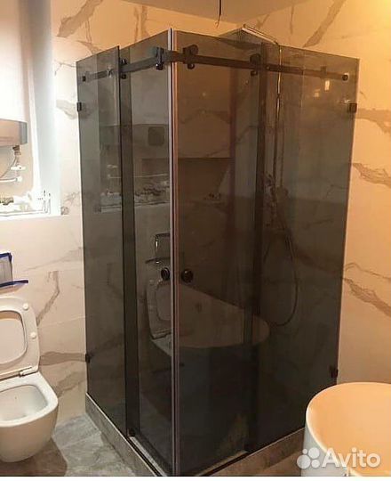 Душевые стеклянные перегородки