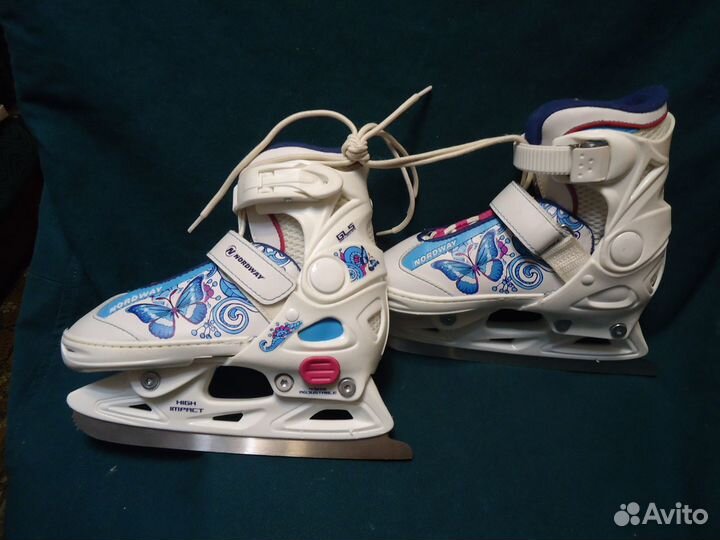 Коньки nordway раздвижные детские 27-30 р р