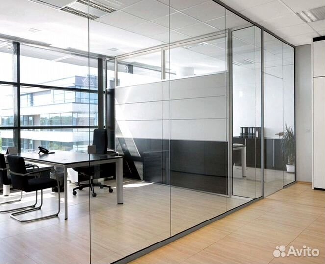 Установка перегородок в офис