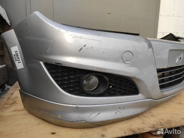 Бампер передний на Opel Astra H Рестайлинг 5Д