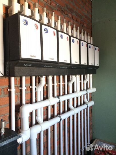 Отопление. Газовые котлы. Теплый пол. Водопровод