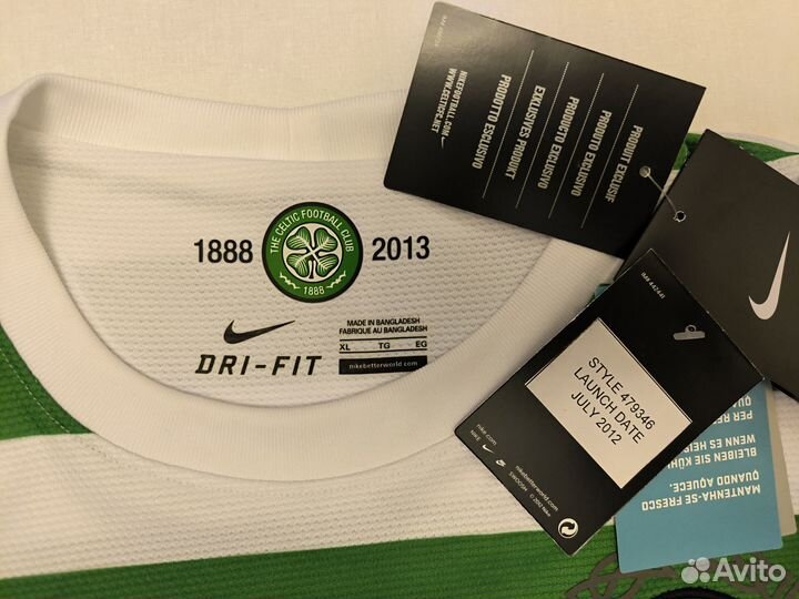 Футболка Nike ф.к Celtic р XL