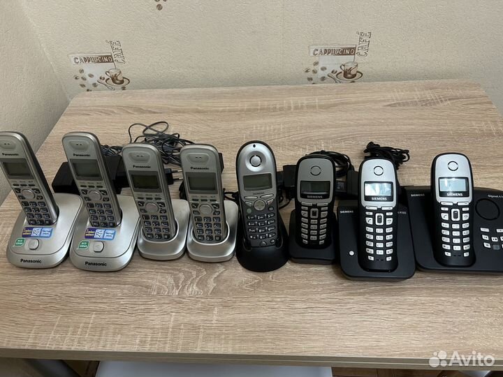Телефоны dect Panasonic, Siemens Gigaset