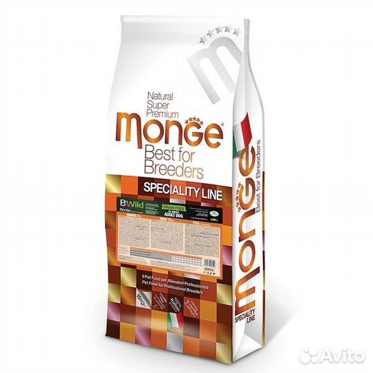 Корм Monge 15кг 10кг