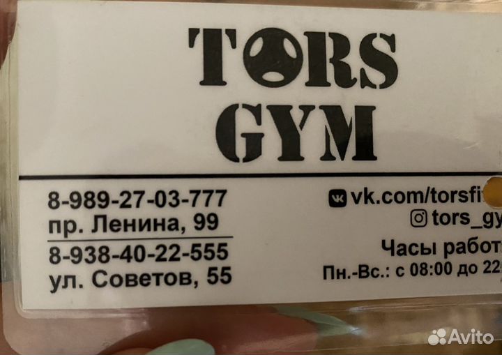 Абонемент в фитнес клуб Tors Gym