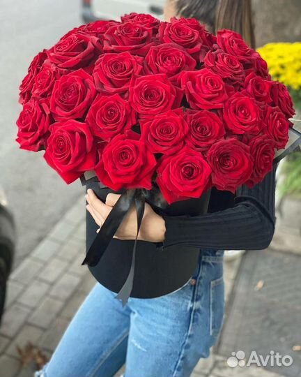 Композиции из Роз в Форме Сердца