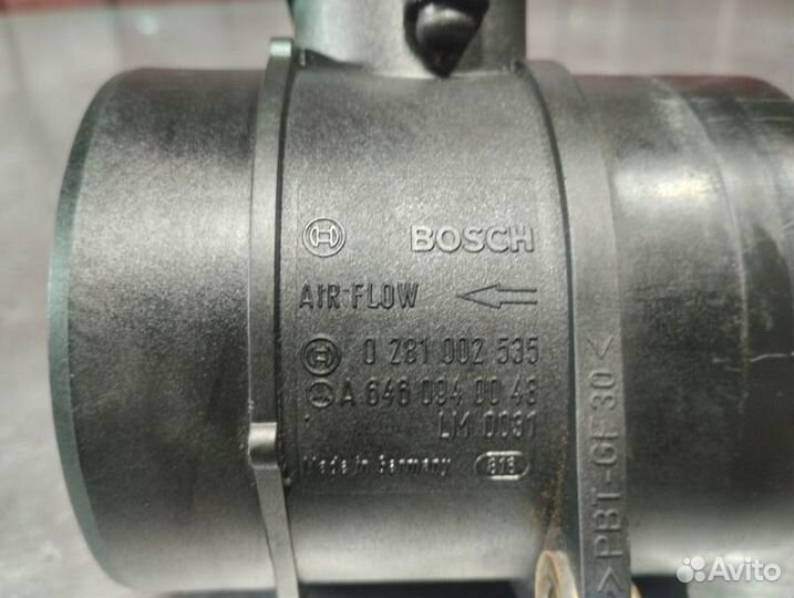 Расходомер воздуха Mercedes Clk C209 OM646 2.2 CDI