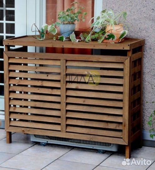 Решетка стол для кондиционера сосны уличные цветы