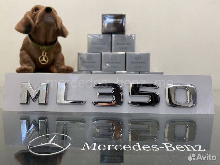 Шильдик ML350 Mercedes Benz на дверь багажника