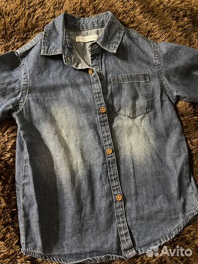 Рубашка джинсовая детская