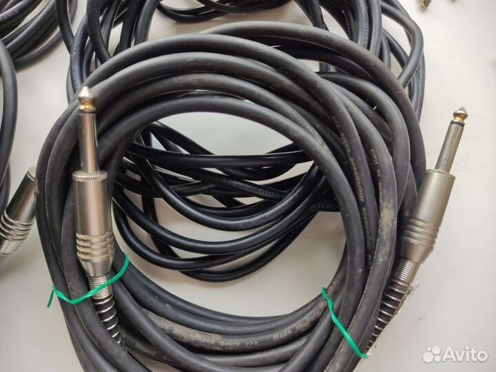 Кабели jack 6.3 разные