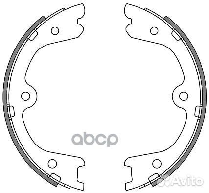 4264.00 колодки барабанные ручника Nissan Path