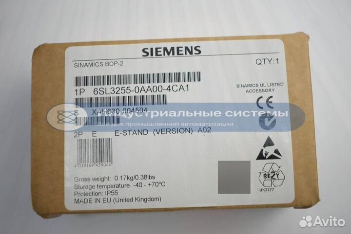 Преобразователь частоты Siemens 6SL3223-0DE25-5AA1