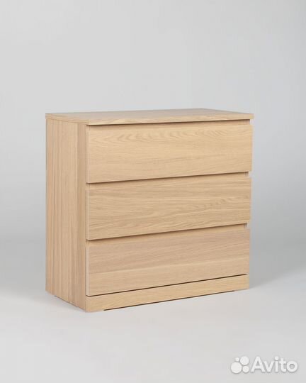 Комод IKEA Варма 3 Шпон Дуб Беленый