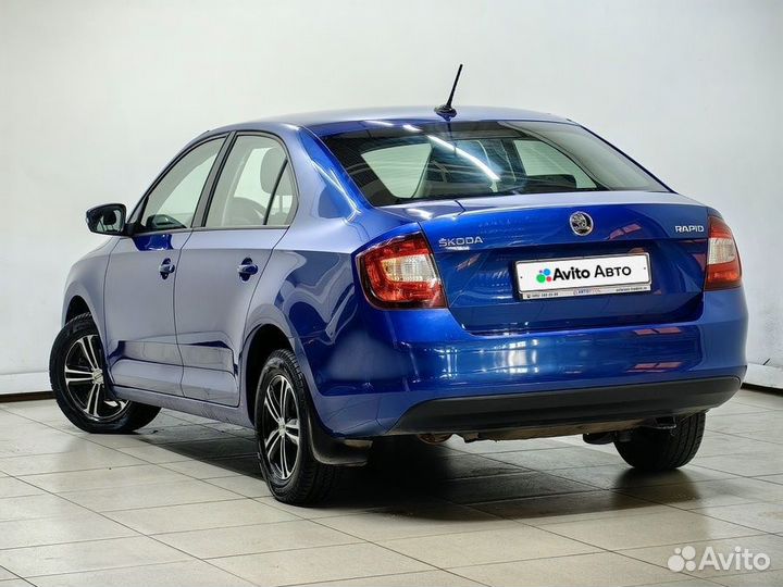 Skoda Rapid 1.6 МТ, 2019, 79 600 км