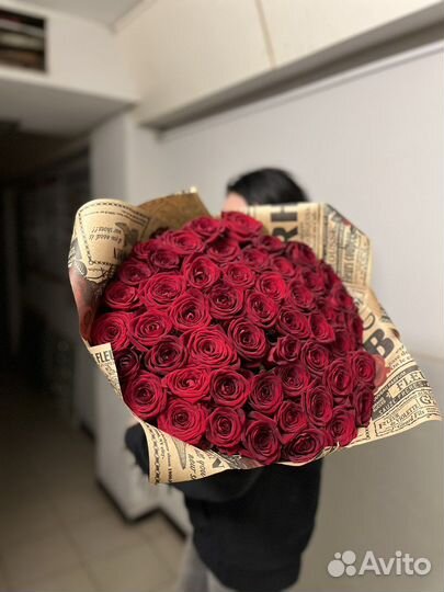 Розы Цветы Букеты 25 51 101 151 201 301 501 опт
