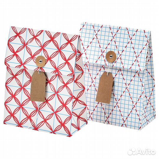Подарочные пакеты Икеа, новые, в упаковке