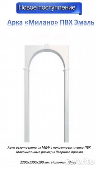 Арка межкомнатная портал