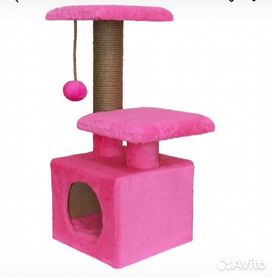 Когтеточка домик для кошки бу