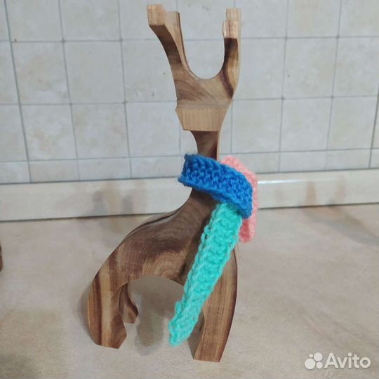 Ящик для подарка. Декор олени