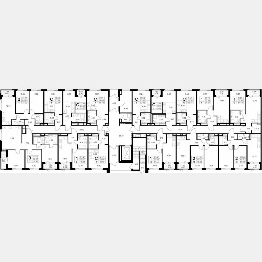 1-к. квартира, 31,7 м², 1/9 эт.