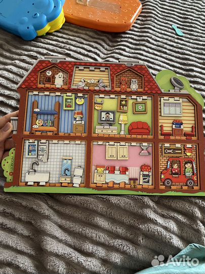 Развивающие деревянные игрушки, рамка, пазл