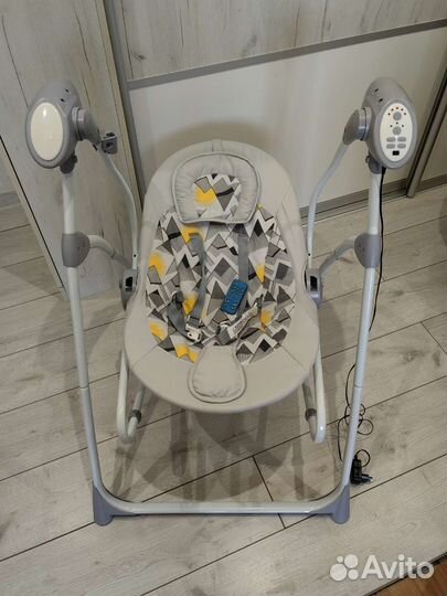 Детские качели шезлонг