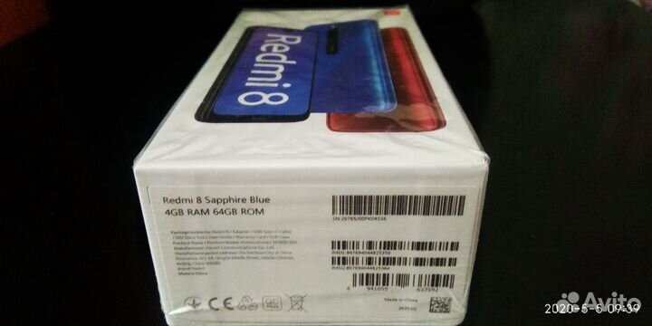 Коробка Redmi 8, Redmi 5, Redmi 4x