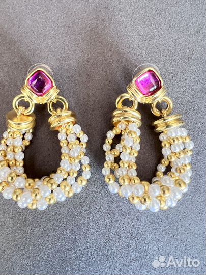 Серьги-пусеты в берберском стиле