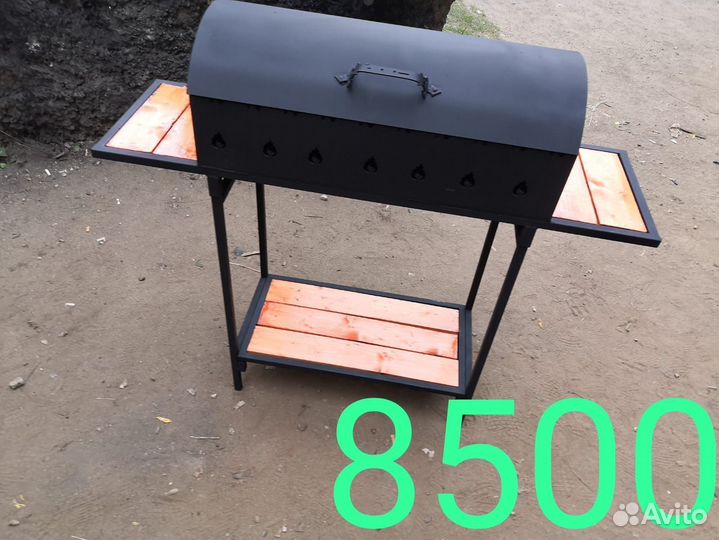 Мангал с крышей, Уличный камин