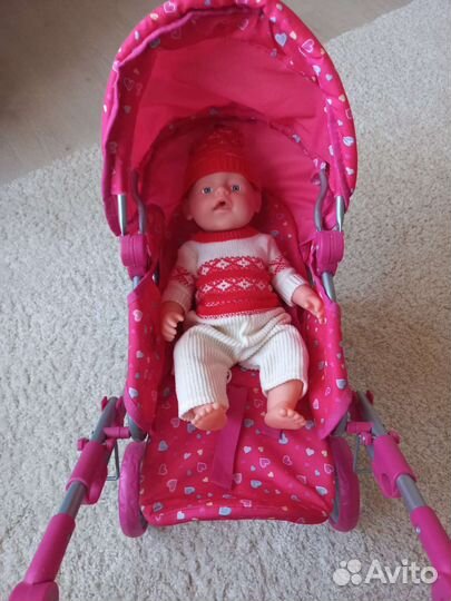 Коляска для куклы baby born