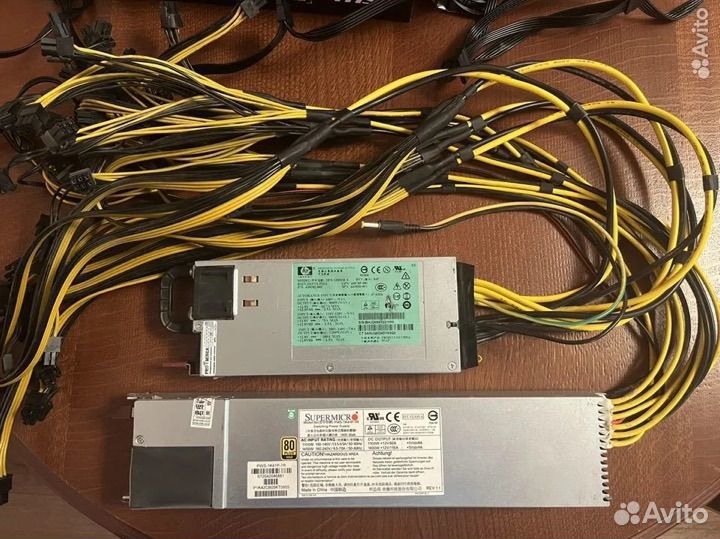 Серверные блоки питания HP 1200w Supermicro 1400w